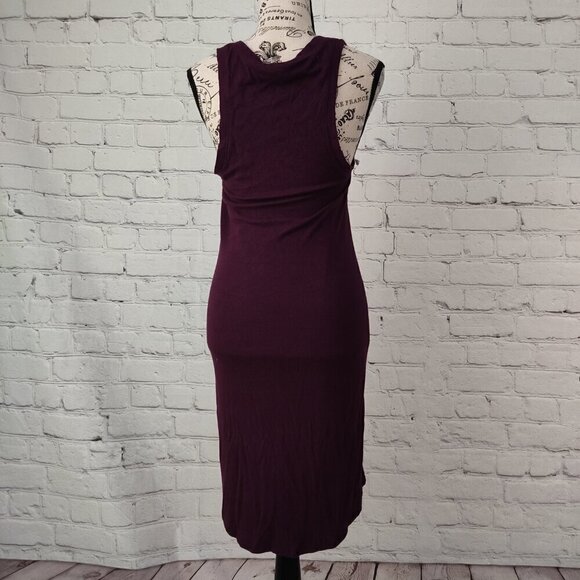 Victoria’s Secret Sheath Sleeveless Dress Racerback Eggplant Purple Size Medium - Picture 5 of 6